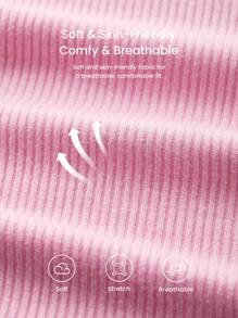 BETTY BOOP X LUVLETTE Conjunto de ropa de estar en casa con top de tirantes rosa básico y pantalones cortos con estampado de x LUVLETTE, pantalones con bolsillos, lencería, ropa interior nupcial - Rosa - Ver 12