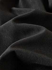 Souflis Souflis Baby Girl 0-3 Years Old Spring/Summer Fashion Versatile All-Match Outgoing Simple Solid Black Bow Skort - Black - View 7