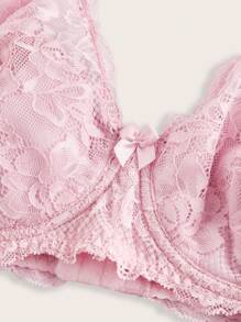 Moonlight&Mama Lace Maternity Nursing Lingerie Bra, Fashionable, Suitable For Summer - Pink - View 4