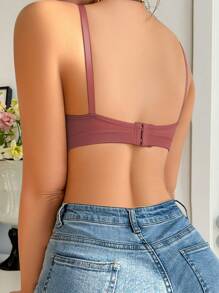 Shein Underwear&Sleepwear Basics 7 pièces Set de sous-vêtements sans couture, soutien-gorge confortable et décontracté avec bretelles réglables