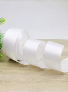 SHEIN 1/3/5 件 4 厘米双面宽缎带、礼盒包装装饰带、服饰配饰、编织丝带用于婚礼装饰生日节日玫瑰花 DIY 工艺丝带（22 米/卷）蝴蝶结丝带