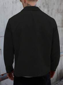 Manfinity Homme 男士长袖休闲纽扣领夹克，灯芯绒材质，秋冬款