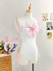 Teen Girl Costume Set (Jumpsuit & Headpiece, 2pcs)