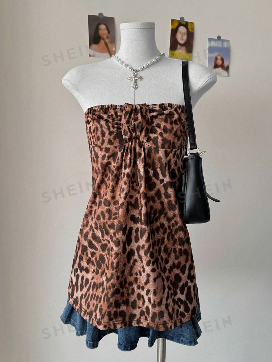 SHEIN EZwear Top corto sexy de primavera estilo Y2K para mujer, de moda