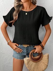 EMERY ROSE 一件式简约现代休闲波西米亚衬衫