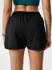 Hanevo Professional Sport Yoga Shorts - YJKD1217 Sportwear For Daily Wear - Black - View 2