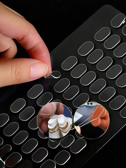 Removable Double-Sided Tape - Washable No Residue Transparent Gel Tape For Strong Hold Grip, DIY Craft Projects, Wall Decals, Home Office Carpet Sofa Cushion Non-Slip, Reusable Vinyl Stickers For Home Decor Improvement