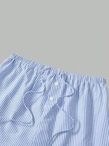 Modmama سروال قصير متنوع فضفاض بخصر مطاطي قابل للسحب للحوامل