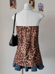 SHEIN EZwear Top corto sexy de primavera estilo Y2K para mujer, de moda