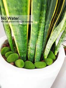 30pcs Fake Stone Artificial Moss Rocks Home Decor Simulation Plant DIY Decoration For Garden And Crafting Green Valentine's Day, Valentines Wedding, Birthday