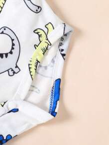 20 Pcs Baby Boy Summer Outfit Set: 5 Pcs Rompers + 5 Pcs Pants + 5 Pcs Hats + 5 Prs Mittens