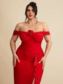 SHEIN BAE Quần áo cỡ lớn cho nữ Váy cưới Váy phù dâu Váy nhỏ Váy dạ hội Dự tiệc Hẹn hò Đi chơi Váy ngày lễ Dự tiệc Đỏ rượu vang Hở vai Tay ngắn Ngực giữa Thắt nút Nếp ly bên hông Xẻ tà phía trước Váy xếp nếp Váy suông/ Váy đi biển cho nữ/ Váy thanh lịch cho nữ/ Váy sinh nhật cho nữ/ Váy bồng bềnh Trang phục mùa hè Trang phục đi biển cho nữ Trang phục ăn trưa cho nữ Trang phục sang trọng Fairycore cho nữ - Gỗ đỏ - Xem 5