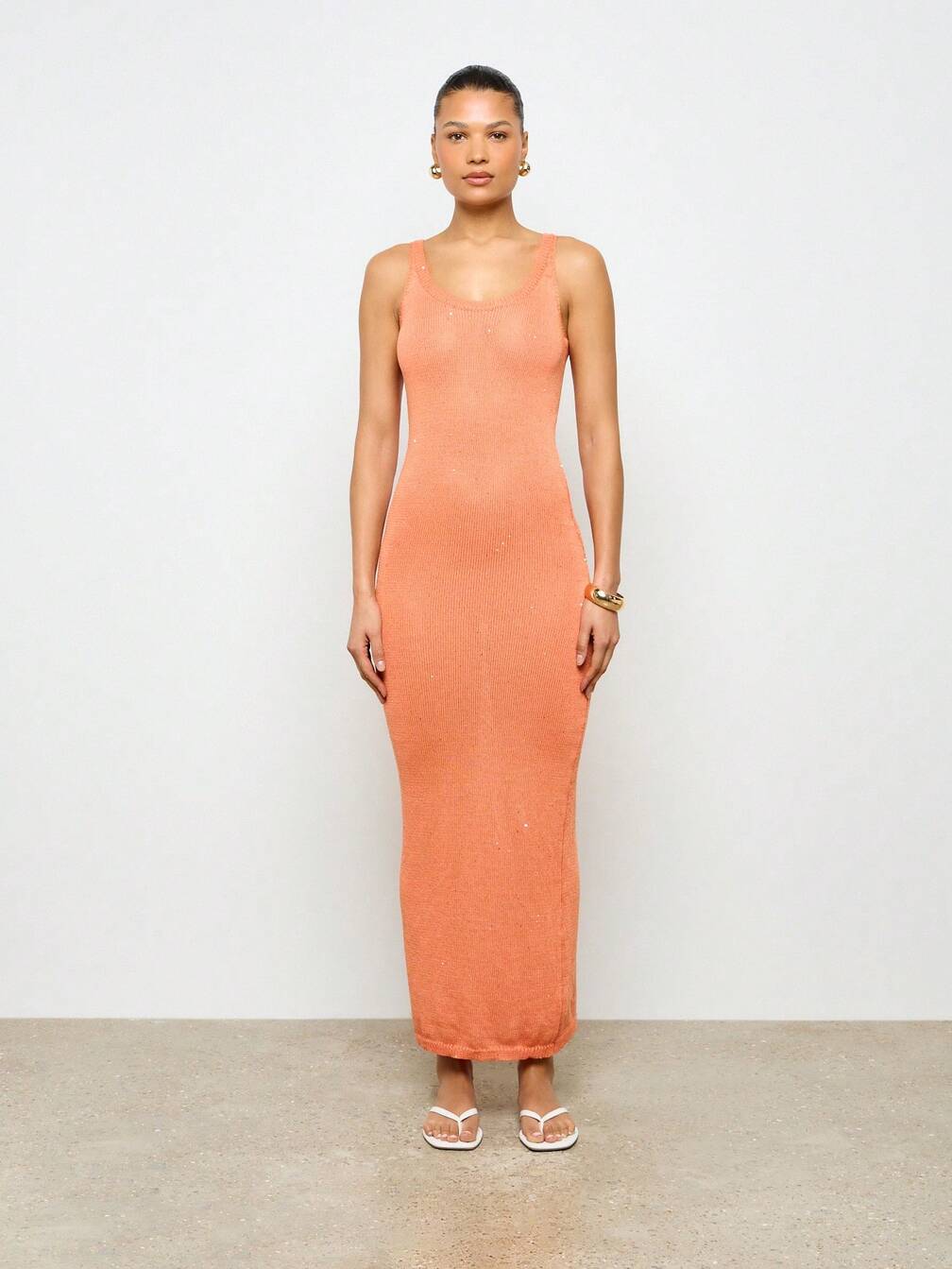 rib knit summer dress Women's Solid Color Sleeveless Ribbed Knit Maxi Dress, Spaghetti Strap with  Pockets, Loose Fit Casual Long Dress, Comfortable Breathable Sundress for