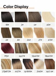 20pcs 50g Tape In Hair Extension, 100% Human Hair Extension For Salon Silky Seamless Invisible, T2/60# Dark Brown Rooted Ombre Blonde Color, For Thinning Hair Woman Natural Look Top Quality - S2/24 - View 6