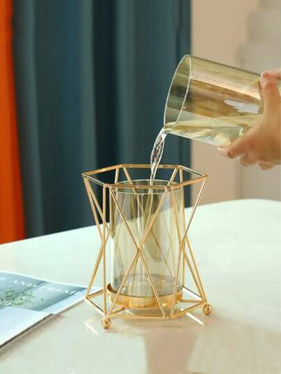 Luxurious Iron Flower Vase Ornament Home Living Room Wedding ation, lelit Dinner Prop Dining Room,Home ,Flower Vase,Centerpiece,Table Valentine DAY, Valentines Wedding, Birthday,Room ,Bedroom ,Wedding ,Ho ,Home ation Items,Room Stuff,Room Bedroom,Daster ations, view 6