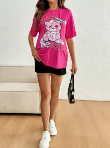 SHEIN Maternity Two Pieces Suits Lingerie Set Pajama Loungewear Sleepwear Sleepwear Set Underwear&Sleepwear Pajama Set - Multicolor - View 8