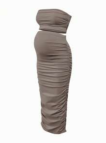 SHEIN Maternity Three Pieces Suits Summer - Multicolor - View 5