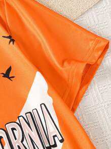 Tween Boys Summer T-Shirtsholiday,Summer,Travel,Getaway - Orange - View 5