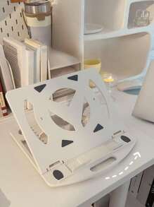 1pc Portable Ergonomic Computer Riser For Desk, Adjutable Height Muti-Angle, Foldable Laptop Mount, Stable Holder Support 10-15.6" Notebook PC