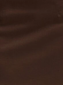 Nöista Top sin mangas con cuello halter y decoración frontal, cómodo y natural, perfecto para cualquier primavera - Marrón - Ver 7