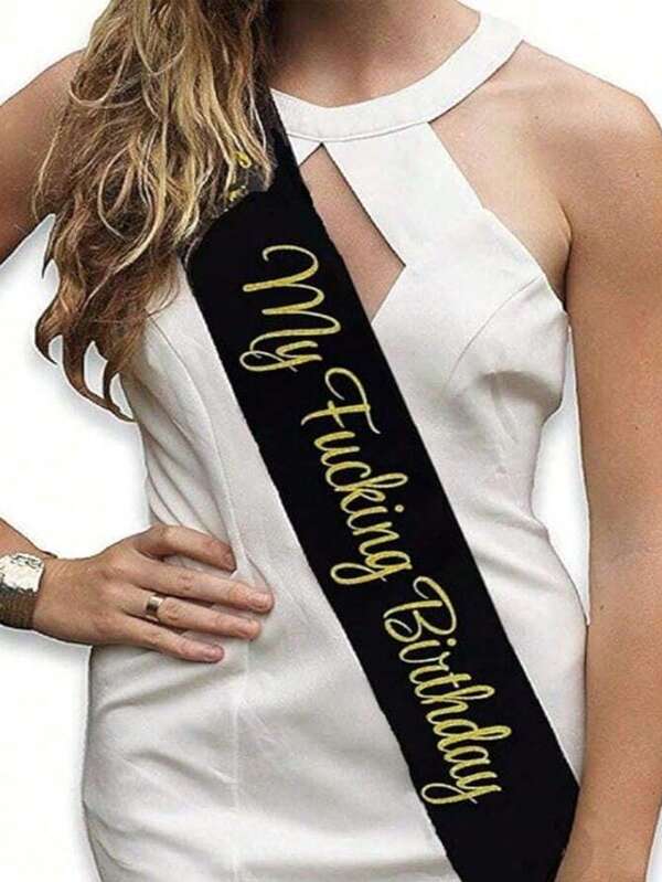 It's My **** Birthday Flashing Sash For Women And Men, Funny Prank Gift For 16th-90th Birthday Parties,Christmas,Party Decor,Birthday Sash