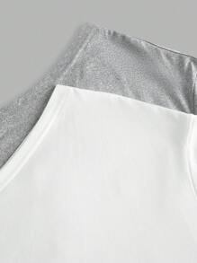 SHEIN EZwear 3pcs Plus Size Solid Color Asymmetric Neck Loose T-Shirts, Summer Wear - Multicolor - View 8