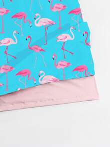 青少年男孩爸爸和我搭配：1 件鹤印花沙滩短裤（单独出售） - 彩色 - 查看 4