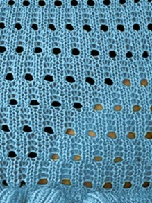 Swim Mod 2pcs/Set Women Frill Trim Beach Skirt Set - Blue - View 7