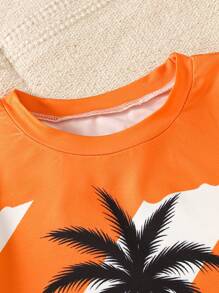 Tween Boys Summer T-Shirtsholiday,Summer,Travel,Getaway - Orange - View 3
