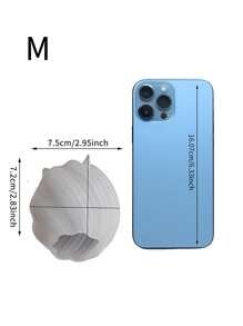 Molde de vela de pilar geométrico, molde de aromaterapia 3D en espiral, molde de yeso y resina de onda asimétrica retorcida para manualidades de arcilla polimérica, decoración artística y del hogar