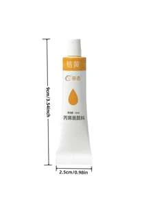 36 Colors Acrylic Paint Set - Rich Pigment Non-Fading 12ml Bottles For Canvas, Wood, Fabric Painting - Artists, Beginners, DIY Craft Supplies - Multicolor - View 11