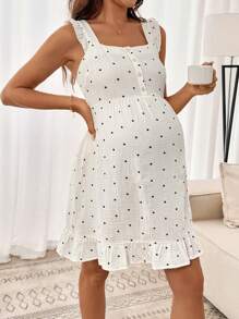 SHEIN Umstandskleider Pyjama Pyjama Kleid Loungewear Bademantel Nachtwäsche Unterwäsche & Nachtwäsche Pyjama Set - Schwarz - Übersicht 1