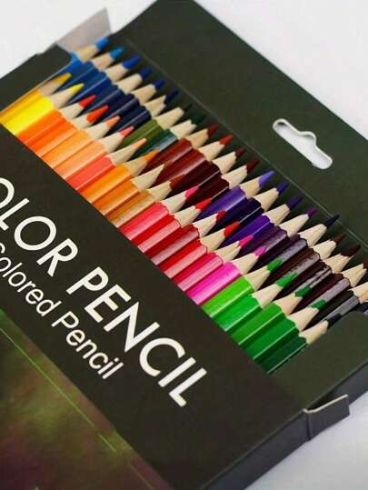 12-72pcs Vibrant Colored Pencils Set Soft Core Art Drawing Pencils For School, Adult Coloring Books & Painting Back To School Supplies & Gifts