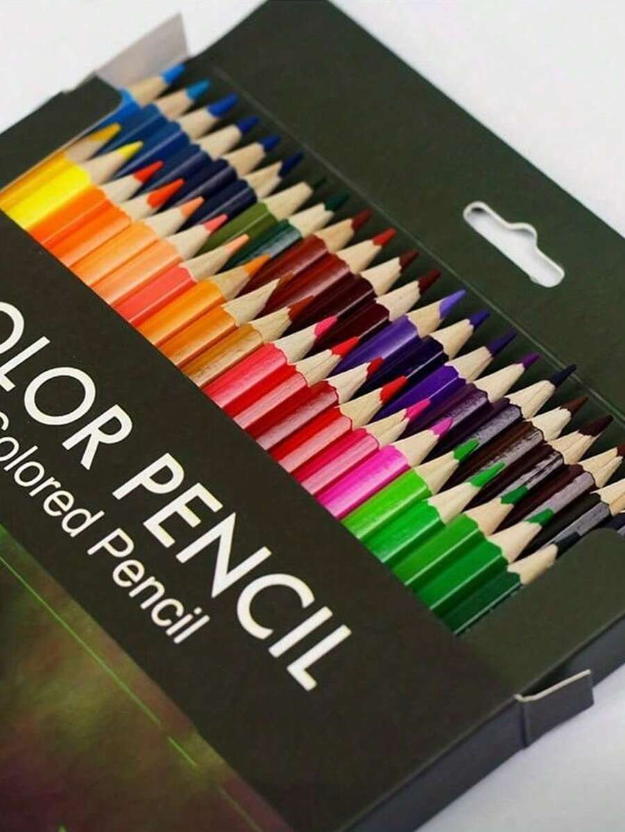 12-72pcs Vibrant Colored Pencils Set Soft Core Art Drawing Pencils For School, Adult Coloring Books & Painting Back To School Supplies & Gifts - Multicolor - View 1