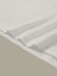 INAWLY 女士圆领猫咪印花撞色宽松T恤图案上衣