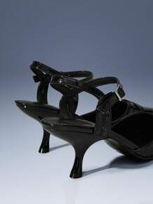 CUCCOO GRLICON Women's Y2K Punk Style High Heel Pumps, Suitable For Motorcycle, Cool Girl, Halloween, Christmas, Party Outfits - Black - View 11