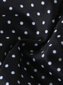 Swim Basics Women's Sexy 2pcs Random Dot Halter Tie Pearl Bikini Set, For Summer