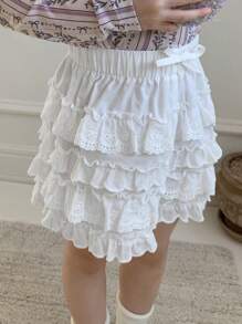 DAZY Young Girl Shorts, Autumn - White - View 3