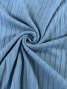 SHEIN Solid Color Elastic Knit Maternity Jumpsuits, Casual & Vacation Wear