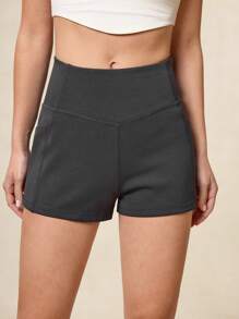 OutZeal Pantaloncini sportivi da donna modello morbido, con tasche, vita alta, per yoga e attività all'aperto