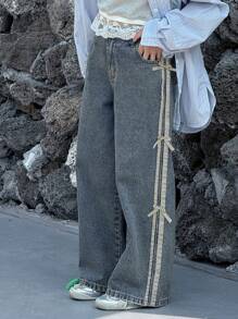 Dazy Kids Tween Girl Denim Jeans,Back To School Clothes,Fall Clothes - Medium Wash - View 6