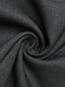 Sunspun Plus Size College Style Bowknot Split Hem Skirt, Spring/Summer