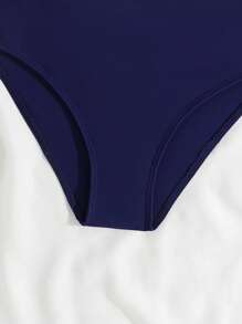 Tween Girl American Flag Print Bikini Set Set, Suitable For Summer Beach Vacation - Blue - View 4