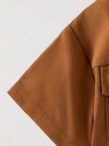 男童休闲连体裤，前拉链，宽松韩版简约时尚街头装，夏季