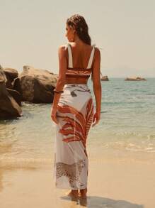 Anewsta Women's Fashion Tank Crop Top Bikini, Suitable For Summer - Multicolor - View 1