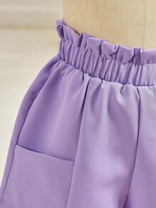 Stücke/Set Kleine Mädchen Gewebtes Mesh Leibchen Top Und Shorts Set