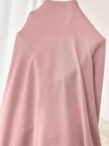 SHEIN 2 件套孕妇撞色蕾丝落肩长袖夹克和无袖哺乳连衣裙、哺乳家居服睡衣套装