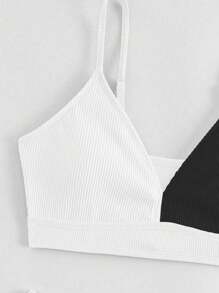 Teen Girl Colorful Patchwork Bikini 2 Pieces Swimwear Set Bathing Suit Set Summer Bathing Suits 1pc For Teens Swim Suits For Women Bathing Suits For Teens Sets Two Pieces Swimsuit - White - View 3