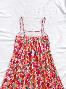 Soleia 女性花卉印花背心連身裙