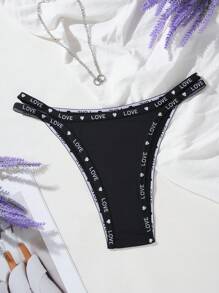 Comfortable Sexy Heart Design Women's Panty